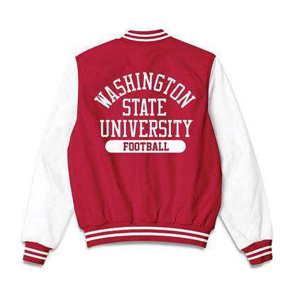 WSU - NCAA Football : Adlai Lounsbury - Bomber Jacket-1