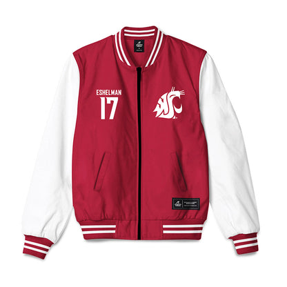 WSU - NCAA Football : Owen Eshelman - Bomber Jacket-0