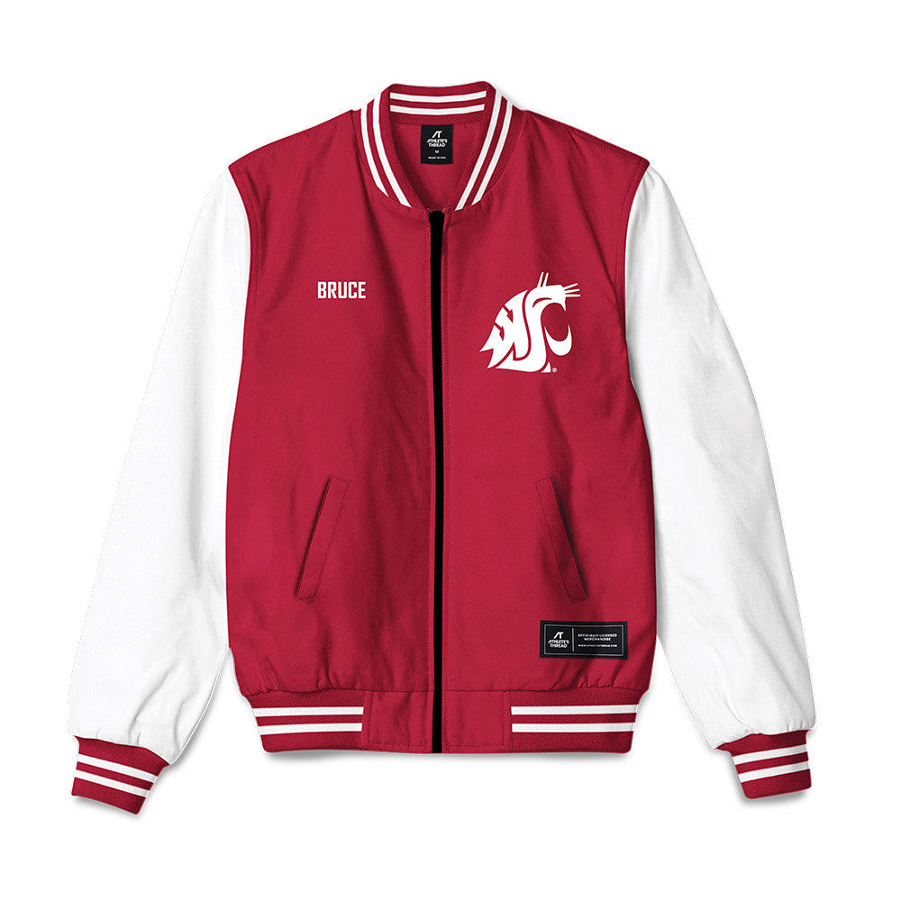 WSU - NCAA Men's Track & Field : Evan Bruce - Bomber Jacket-0