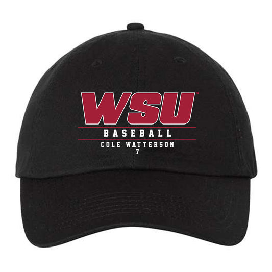 WSU - NCAA Baseball : Cole Watterson - Dad Hat-0