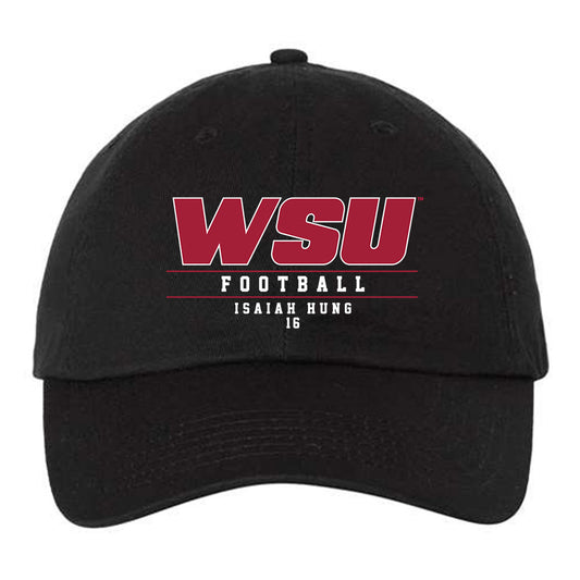 WSU - NCAA Football : Isaiah Hung - Dad Hat-0