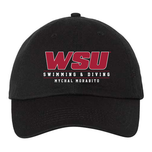 WSU - NCAA Women's Swimming & Diving : Mychal Morabito - Dad Hat-0