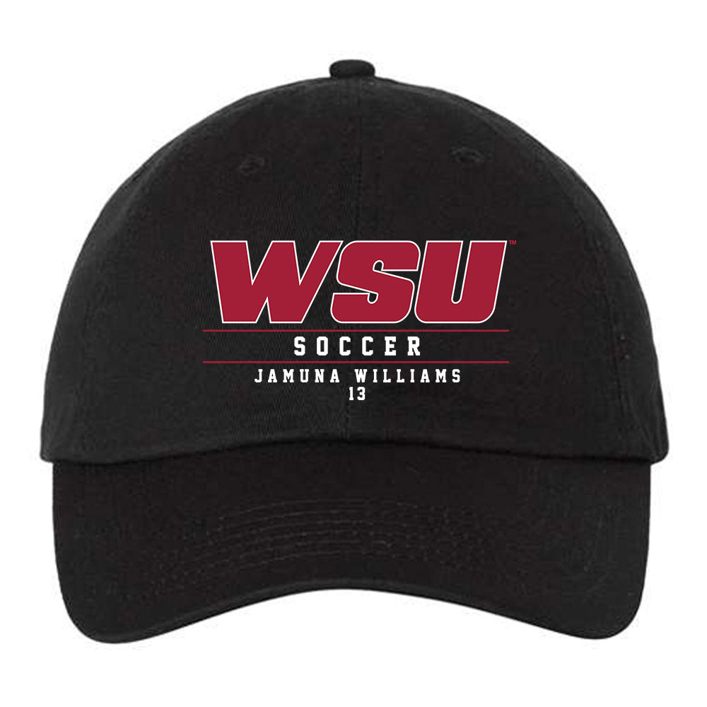 WSU - NCAA Women's Soccer : Jamuna Williams - Dad Hat-0