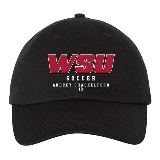 WSU - NCAA Women's Soccer : Audrey Shackelford - Dad Hat-0