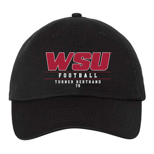 WSU - NCAA Football : Turner Bertrand - Dad Hat-0