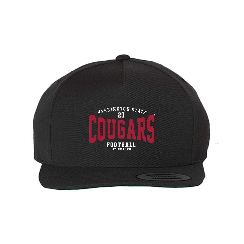 WSU - NCAA Football : Leo Pulalasi - Snapback Hat