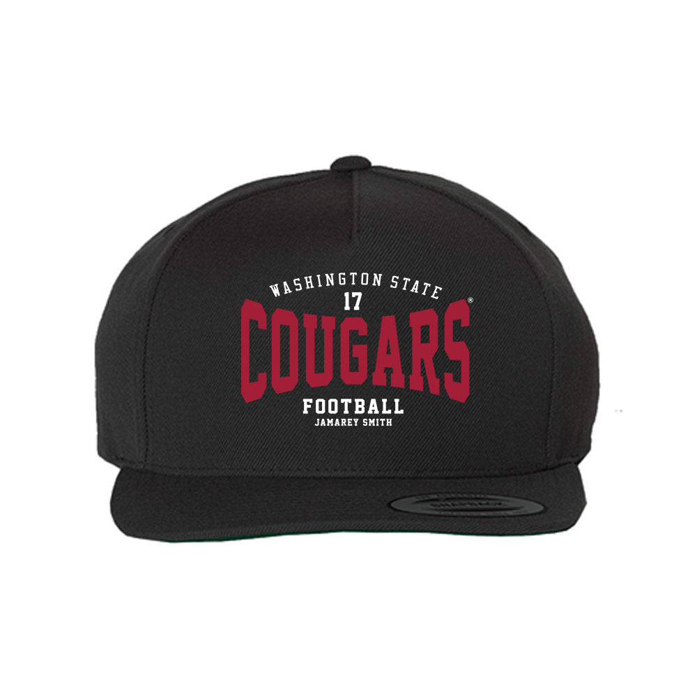 WSU - NCAA Football : Jamarey smith - Snapback Hat-0