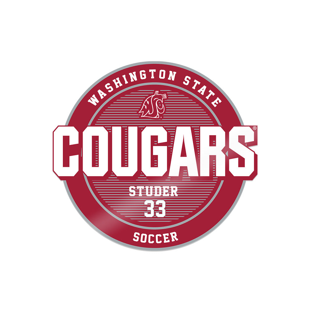 WSU - NCAA Women's Soccer : Jenna Studer - Sticker-0