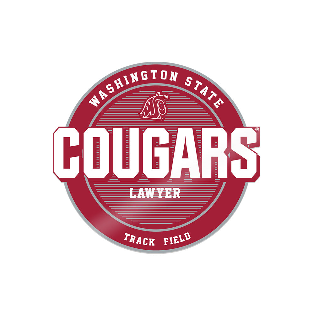 WSU - NCAA Men's Track & Field : Mason Lawyer - Sticker-0