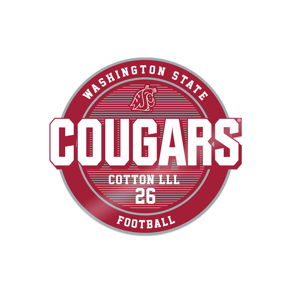 WSU - NCAA Football : Tyrone Cotton lll - Sticker-0