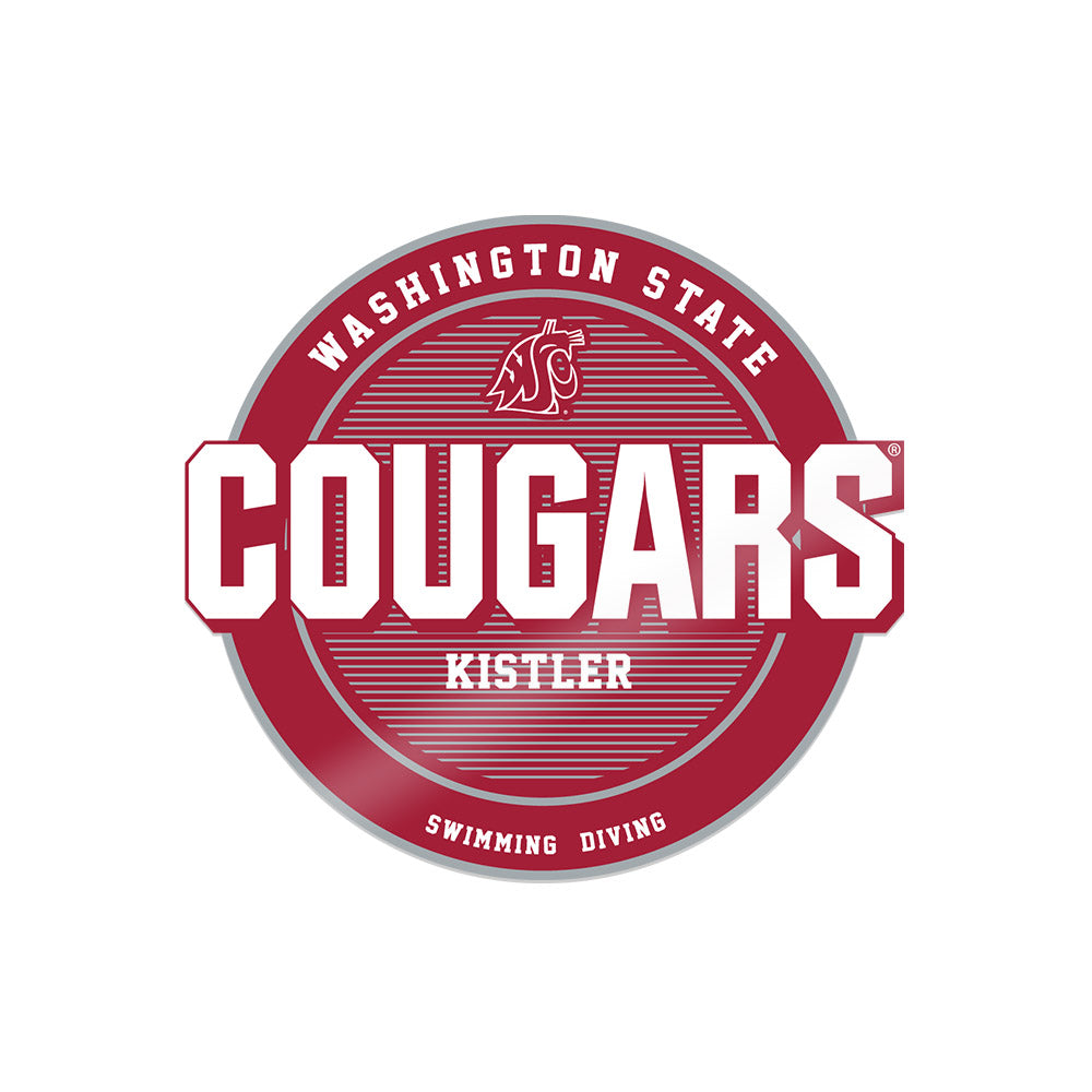 WSU - NCAA Women's Swimming & Diving : Jena Kistler - Sticker-0