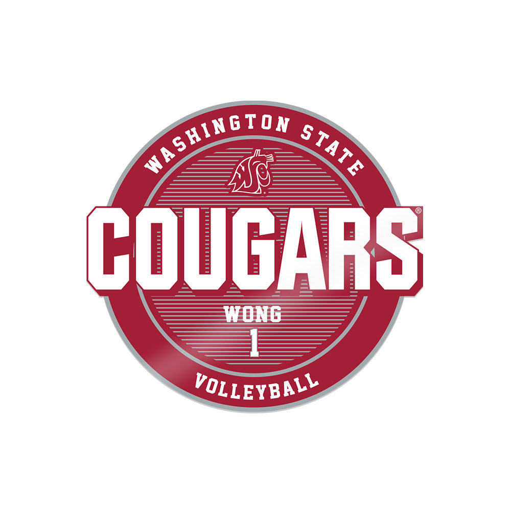 WSU - NCAA Women's Volleyball : Kylie Wong - Sticker-0