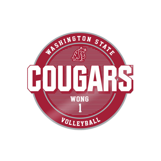 WSU - NCAA Women's Volleyball : Kylie Wong - Sticker-0