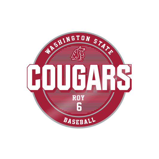 WSU - NCAA Baseball : Gavin Roy - Sticker-0