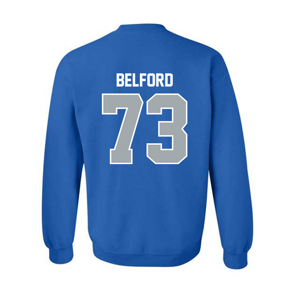 CNU - NCAA Football : Andrew Belford - Classic Shersey Crewneck Sweatshirt-1