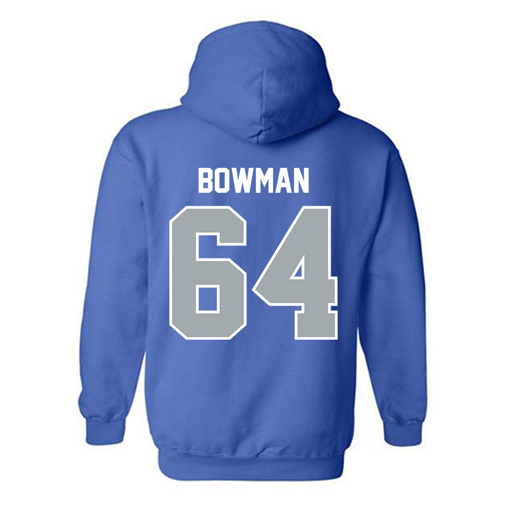 CNU - NCAA Football : Easton Bowman - Classic Shersey Hooded Sweatshirt-1