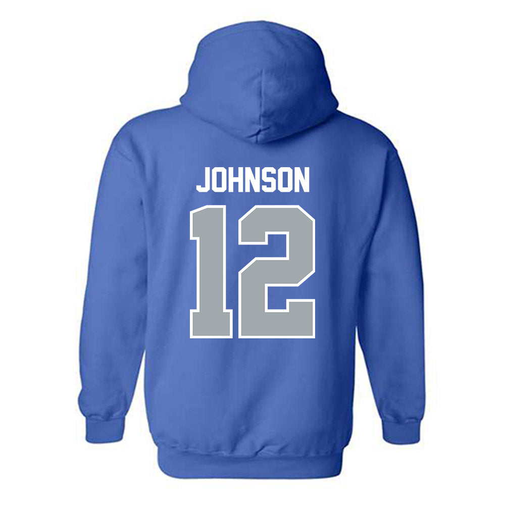 CNU - NCAA Football : Tahir Johnson - Classic Shersey Hooded Sweatshirt-1