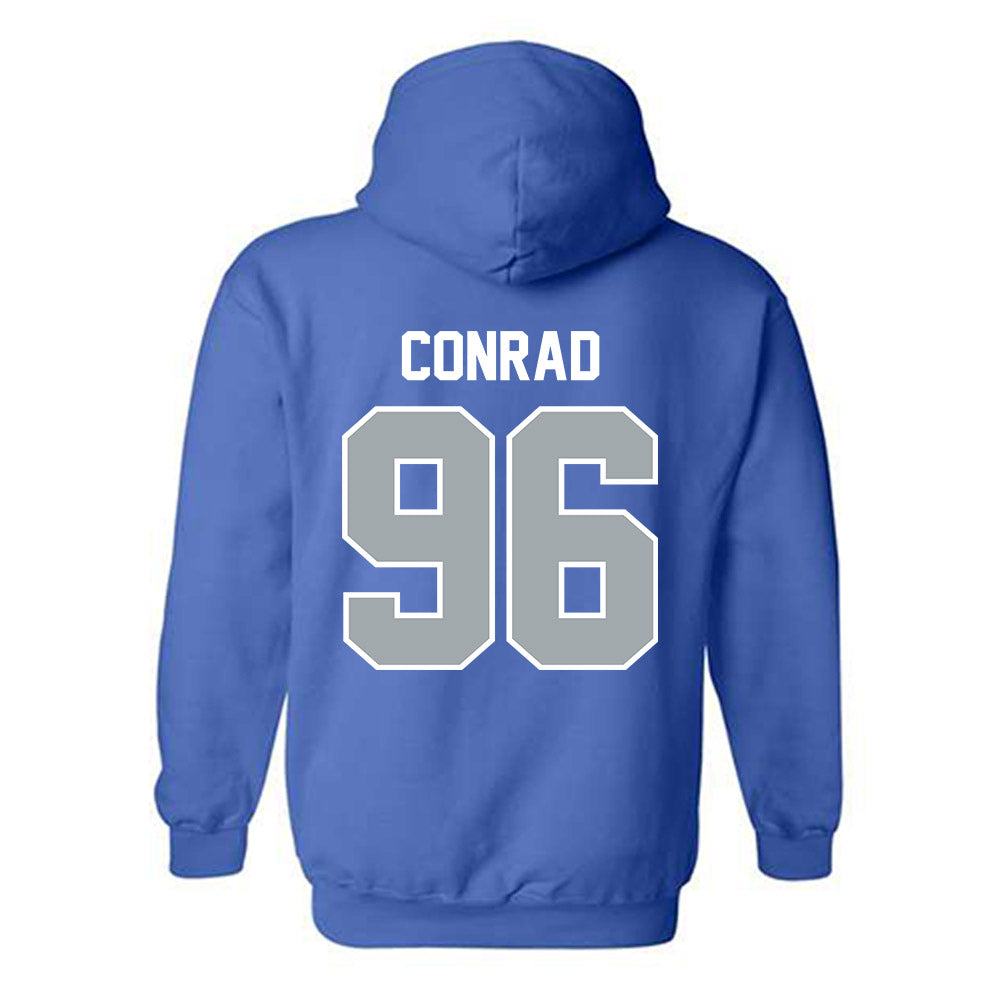 CNU - NCAA Football : Walker Conrad - Classic Shersey Hooded Sweatshirt-1