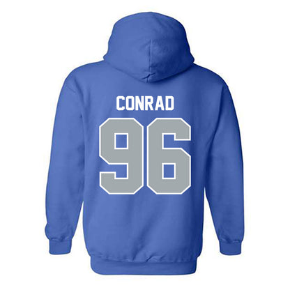 CNU - NCAA Football : Walker Conrad - Classic Shersey Hooded Sweatshirt-1