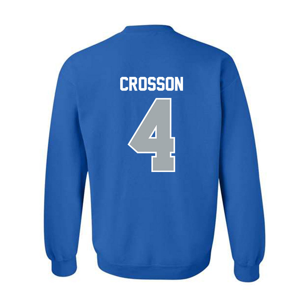 CNU - NCAA Baseball : Scott Crosson - Classic Shersey Crewneck Sweatshirt