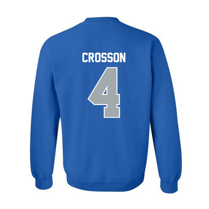 CNU - NCAA Baseball : Scott Crosson - Classic Shersey Crewneck Sweatshirt