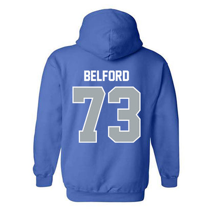 CNU - NCAA Football : Andrew Belford - Classic Shersey Hooded Sweatshirt-1