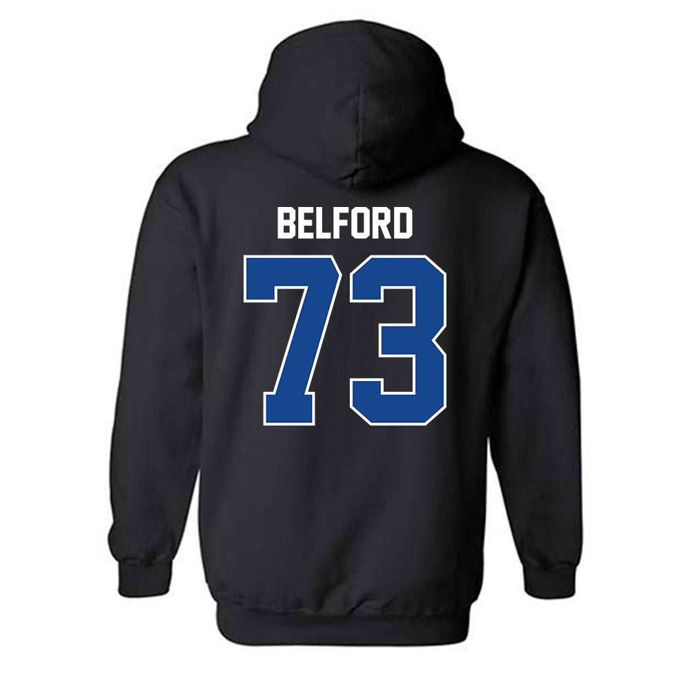 CNU - NCAA Football : Andrew Belford - Classic Shersey Hooded Sweatshirt-1