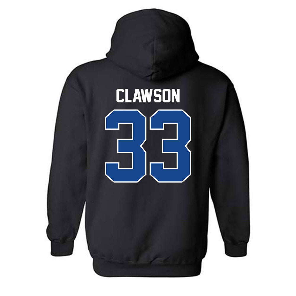 CNU - NCAA Football : Charlie Clawson - Classic Shersey Hooded Sweatshirt-1