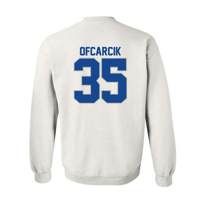 CNU - NCAA Men's Basketball : Jason Ofcarcik - Classic Shersey Crewneck Sweatshirt-1