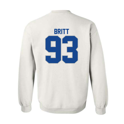 CNU - NCAA Football : Jaylen Britt - Classic Shersey Crewneck Sweatshirt-1