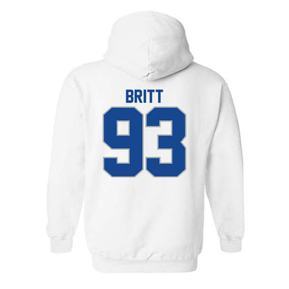 CNU - NCAA Football : Jaylen Britt - Classic Shersey Hooded Sweatshirt-1