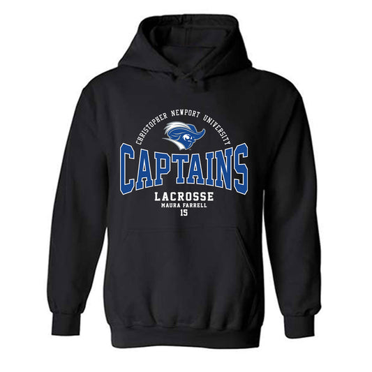 CNU - NCAA Women's Lacrosse : Maura Farrell - Classic Fashion Shersey Hooded Sweatshirt-0