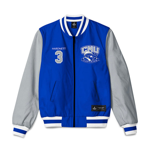 CNU - NCAA Men's Lacrosse : Jayden Hardnett - Bomber Jacket-0