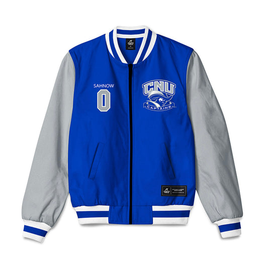 CNU - NCAA Football : Beau Sahnow - Bomber Jacket-0