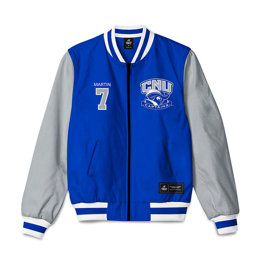 CNU - NCAA Football : Noah Martin - Bomber Jacket-0