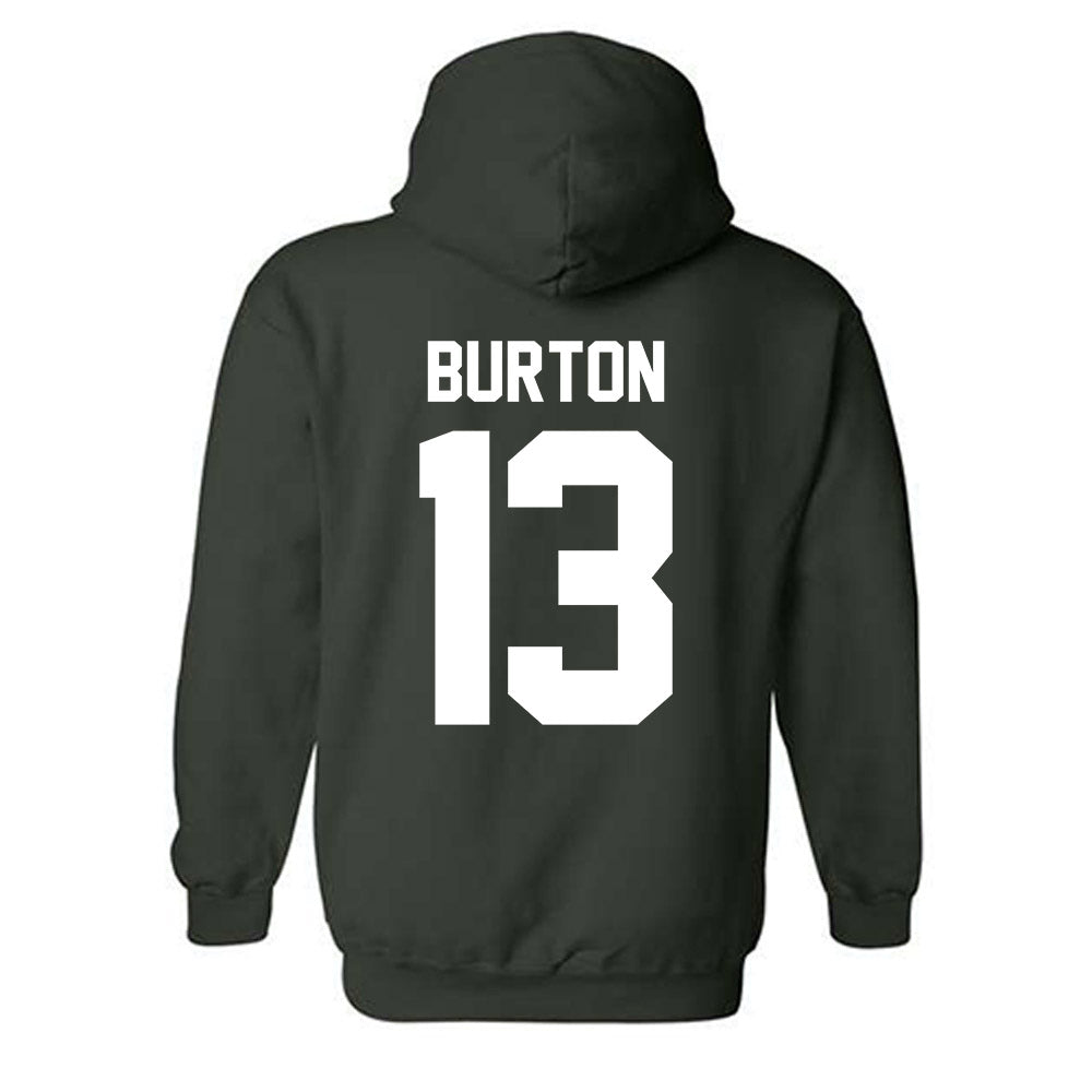Cleveland State - NCAA Men's Basketball : Lucas Burton - Classic Shersey Hooded Sweatshirt-1