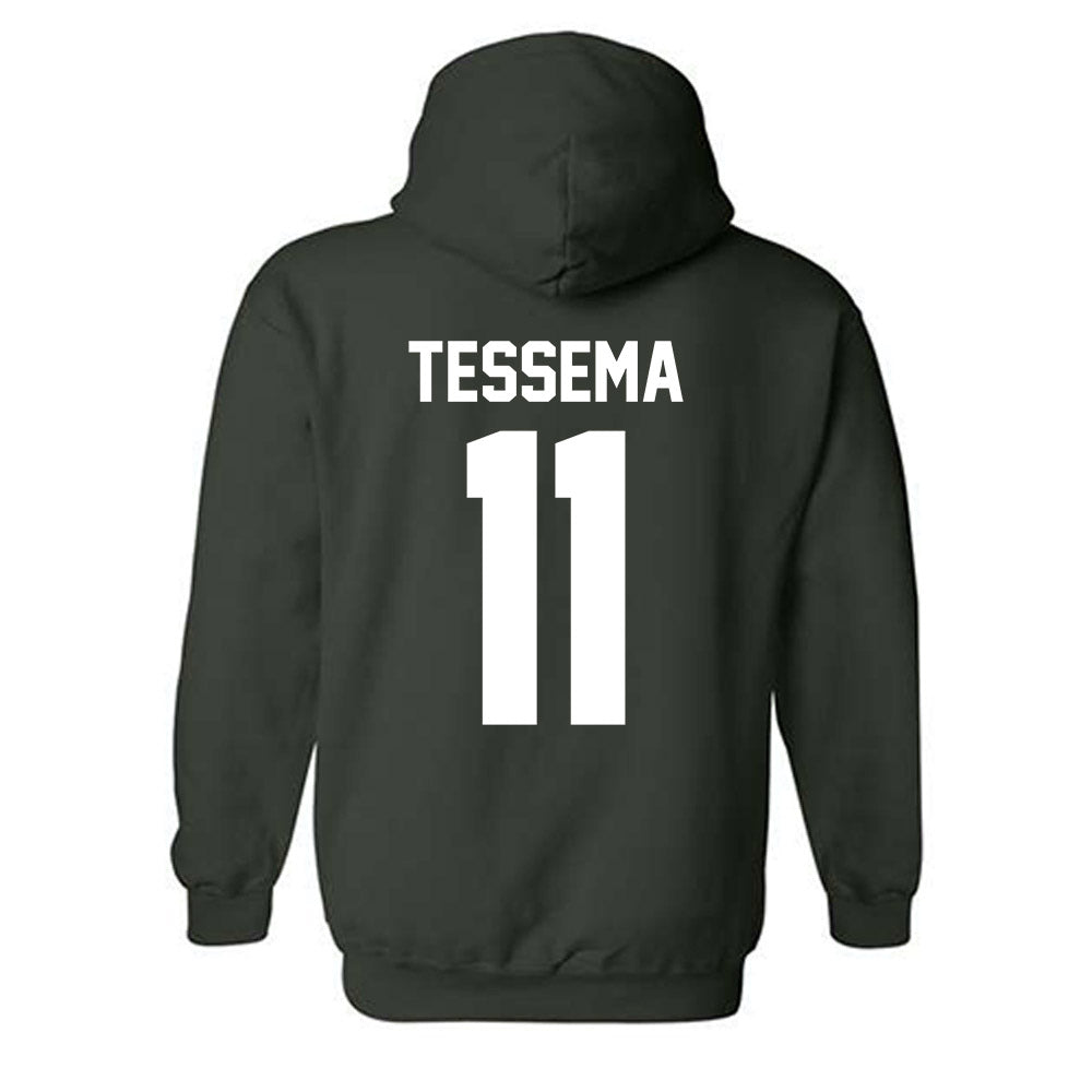 Cleveland State - NCAA Men's Basketball : Waqo Tessema - Classic Shersey Hooded Sweatshirt-1