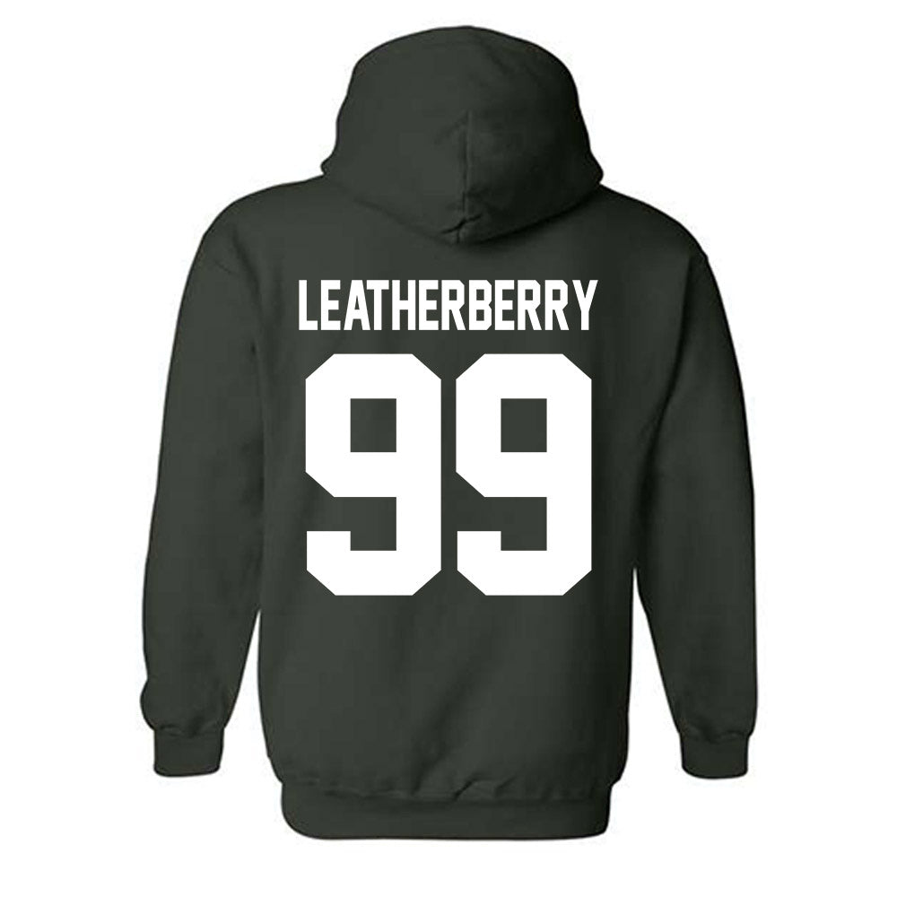 Cleveland State - NCAA Men's Lacrosse : Logan Leatherberry - Classic Shersey Hooded Sweatshirt-1