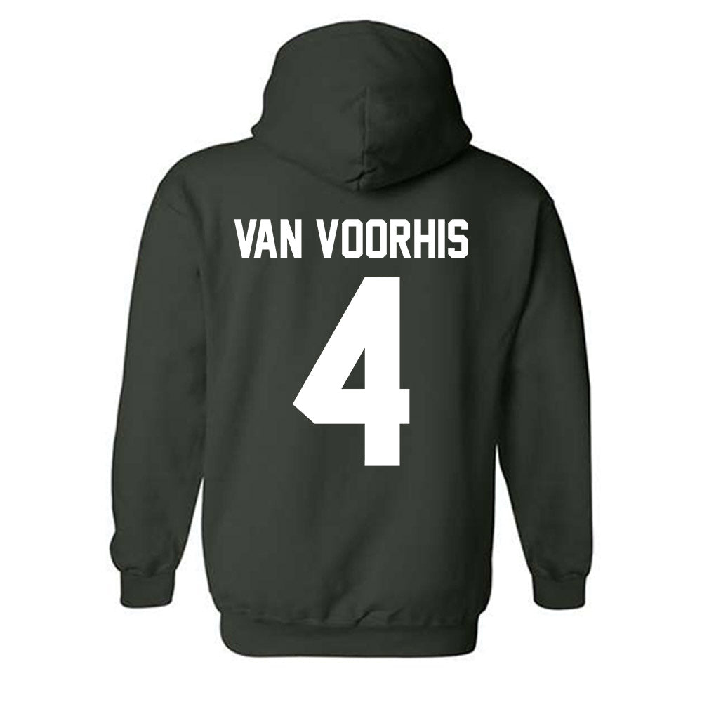 Cleveland State - NCAA Men's Lacrosse : Adam Van Voorhis - Classic Shersey Hooded Sweatshirt-1