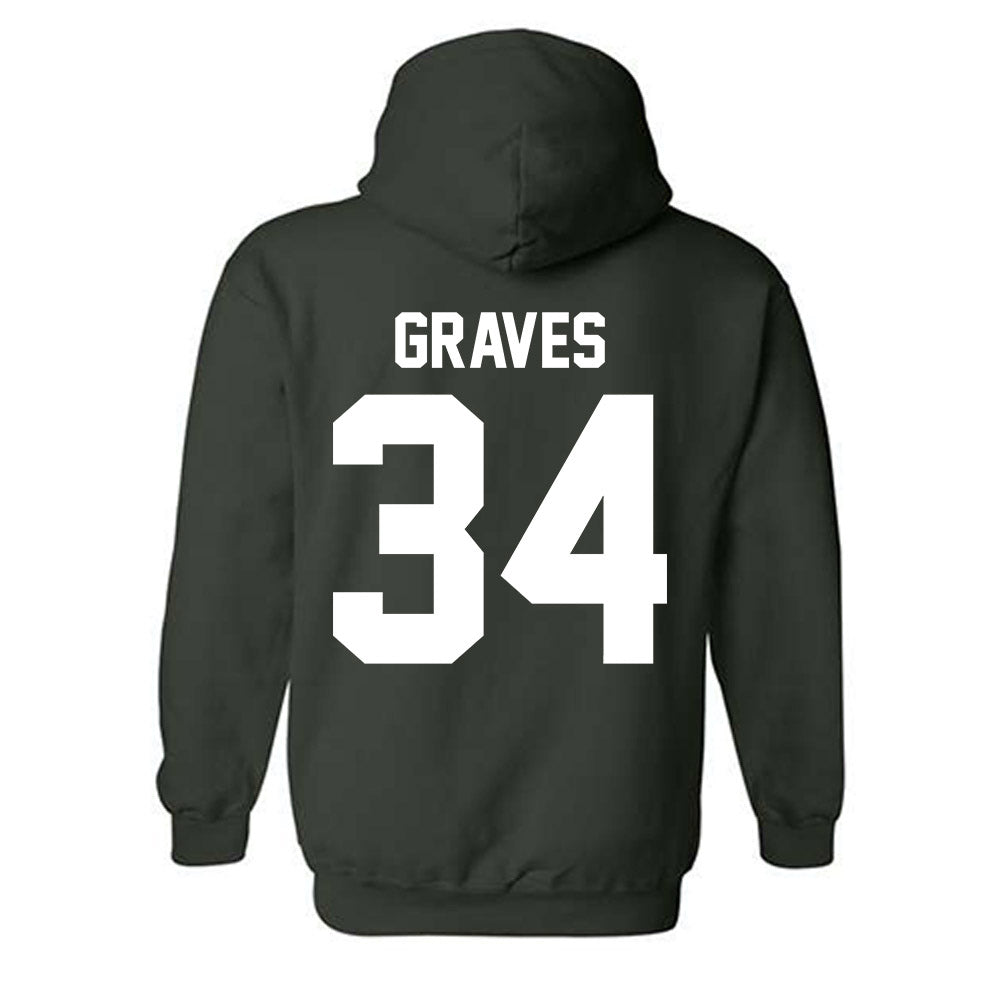 Cleveland State - NCAA Men's Lacrosse : Drew Graves - Classic Shersey Hooded Sweatshirt-1