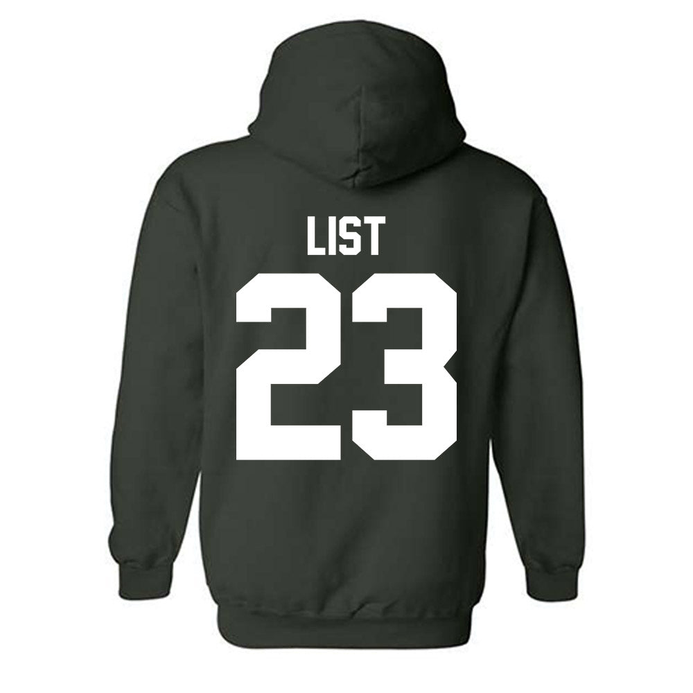 Cleveland State - NCAA Women's Volleyball : Chloe List - Classic Shersey Hooded Sweatshirt-1