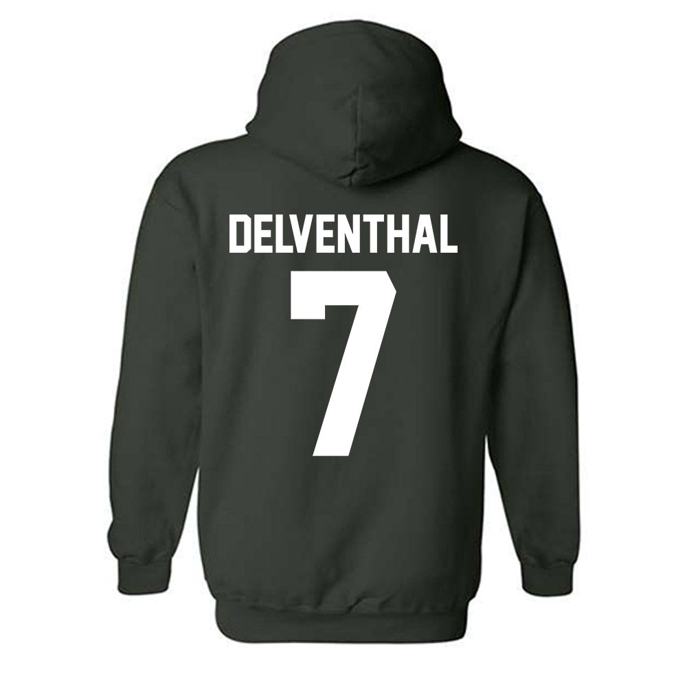 Cleveland State - NCAA Women's Volleyball : Vayda Delventhal - Classic Shersey Hooded Sweatshirt-1