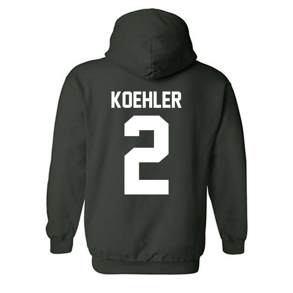 Cleveland State - NCAA Women's Volleyball : Jerilynn Koehler - Classic Shersey Hooded Sweatshirt-1