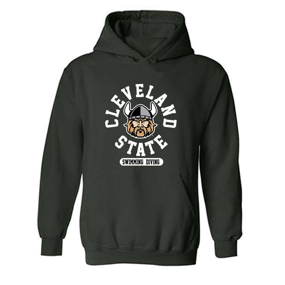 Cleveland State - NCAA Men's Swimming & Diving : Paxton Martinez - Classic Shersey Hooded Sweatshirt-0