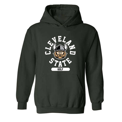 Cleveland State - NCAA Men's Golf : Dominik Cosic - Classic Shersey Hooded Sweatshirt-0