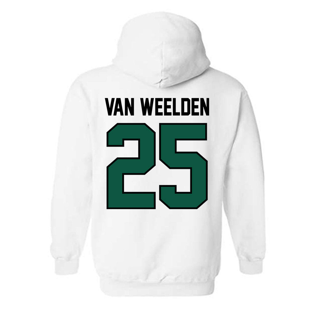 Cleveland State - NCAA Women's Basketball : Ella Van Weelden - Classic Shersey Hooded Sweatshirt-1