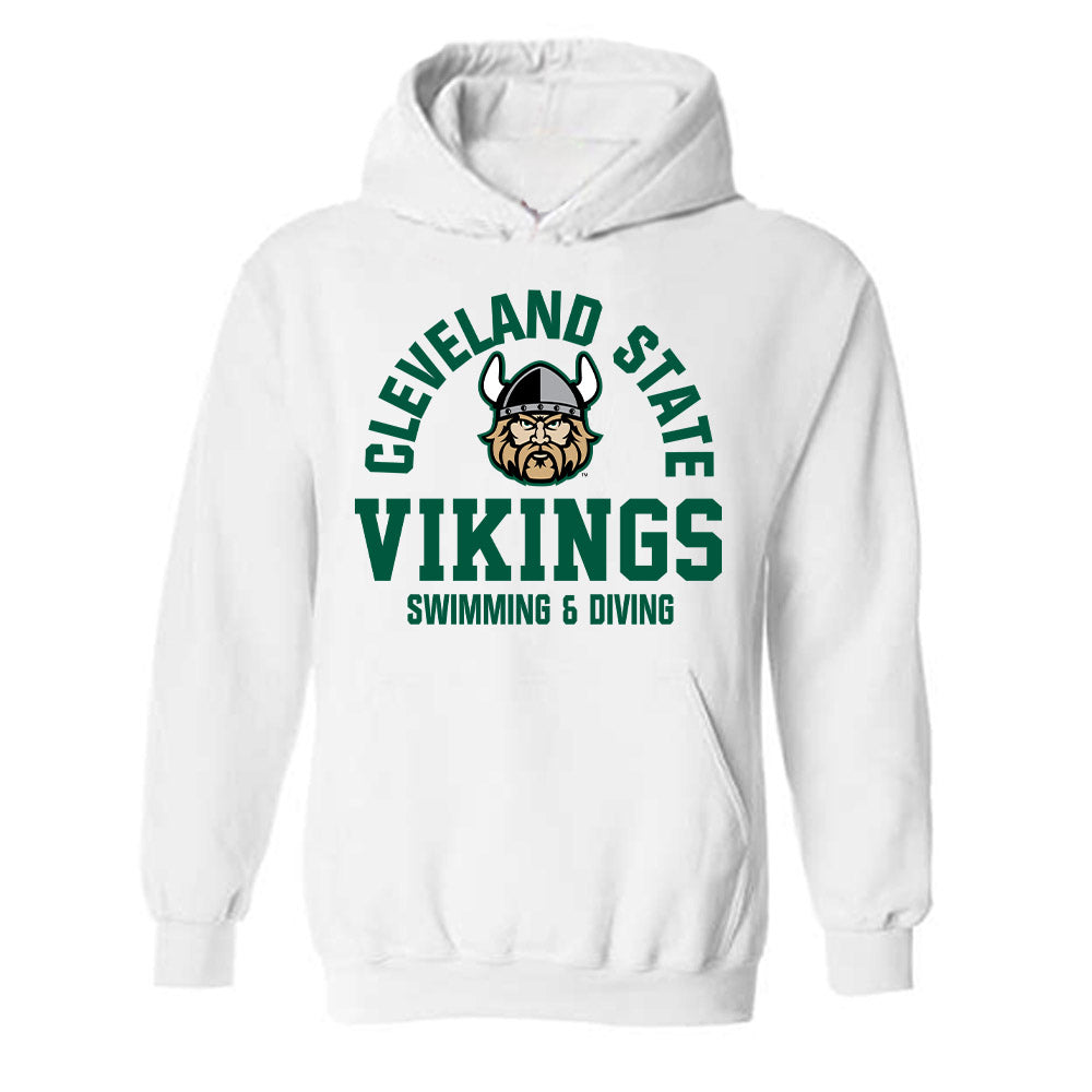 Cleveland State - NCAA Women's Swimming & Diving : Audrey Butcher - Classic Shersey Hooded Sweatshirt-0