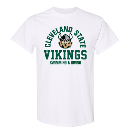 Cleveland State - NCAA Men's Swimming & Diving : Noah Lang - Classic Shersey T-Shirt-0