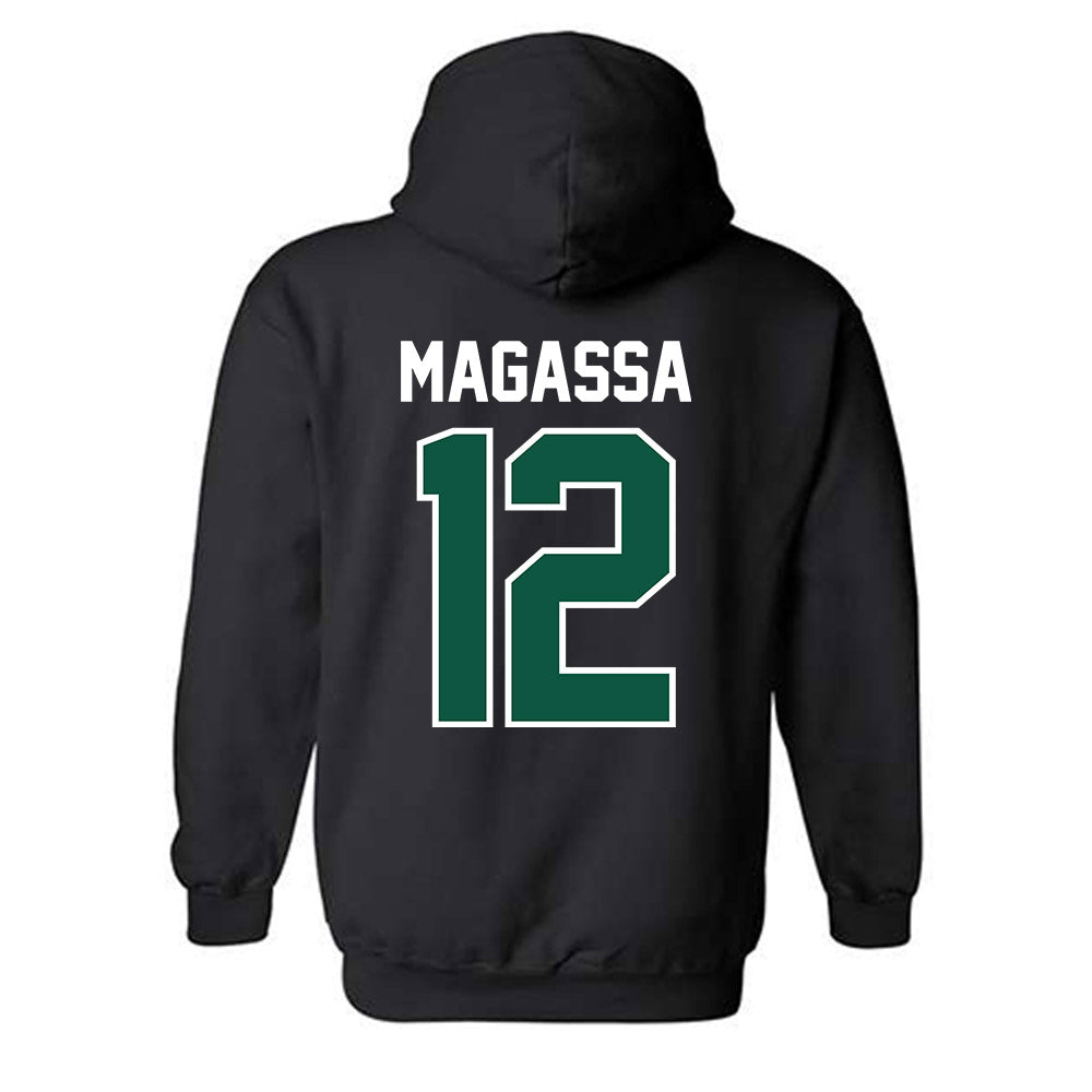 Cleveland State - NCAA Women's Basketball : Ayisse Magassa - Classic Shersey Hooded Sweatshirt-1