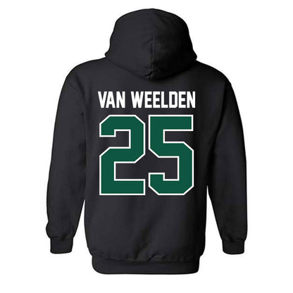 Cleveland State - NCAA Women's Basketball : Ella Van Weelden - Classic Shersey Hooded Sweatshirt-1